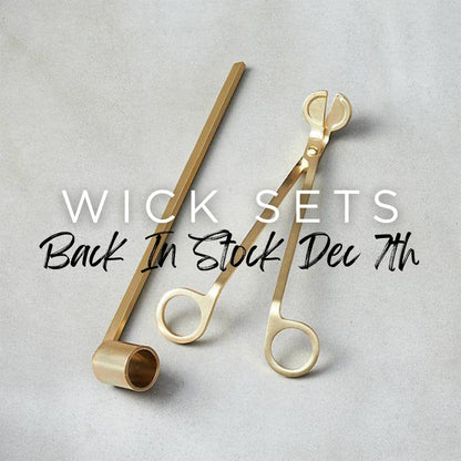 WICK TRIMMER & CANDLE SNUFFER SET